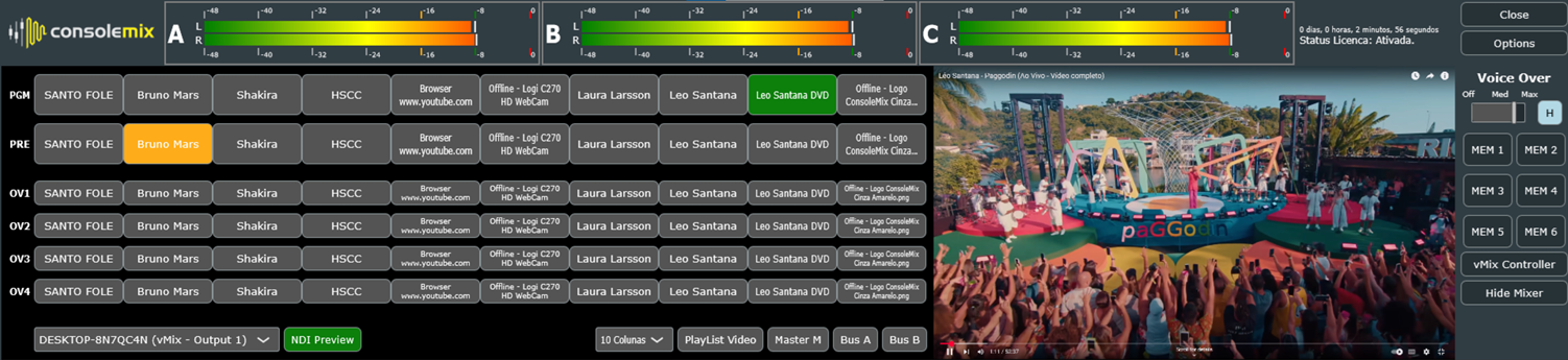 Integração com vMix